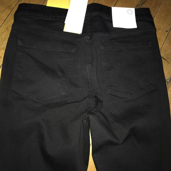 H&M Jeans Black Size 8 Super Stretch Skinny Regular Waist Full Length - Picture 4 of 6